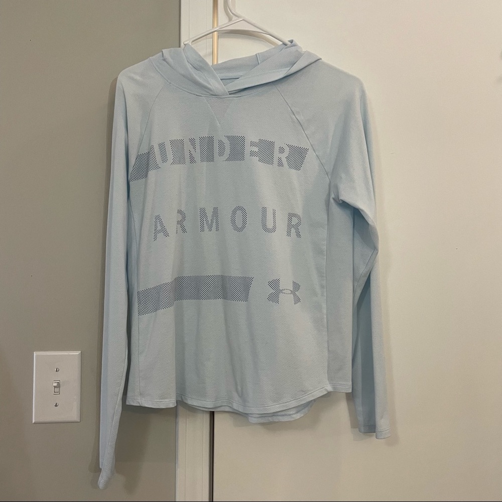 Under amour blue breathable workout /casual hoodie